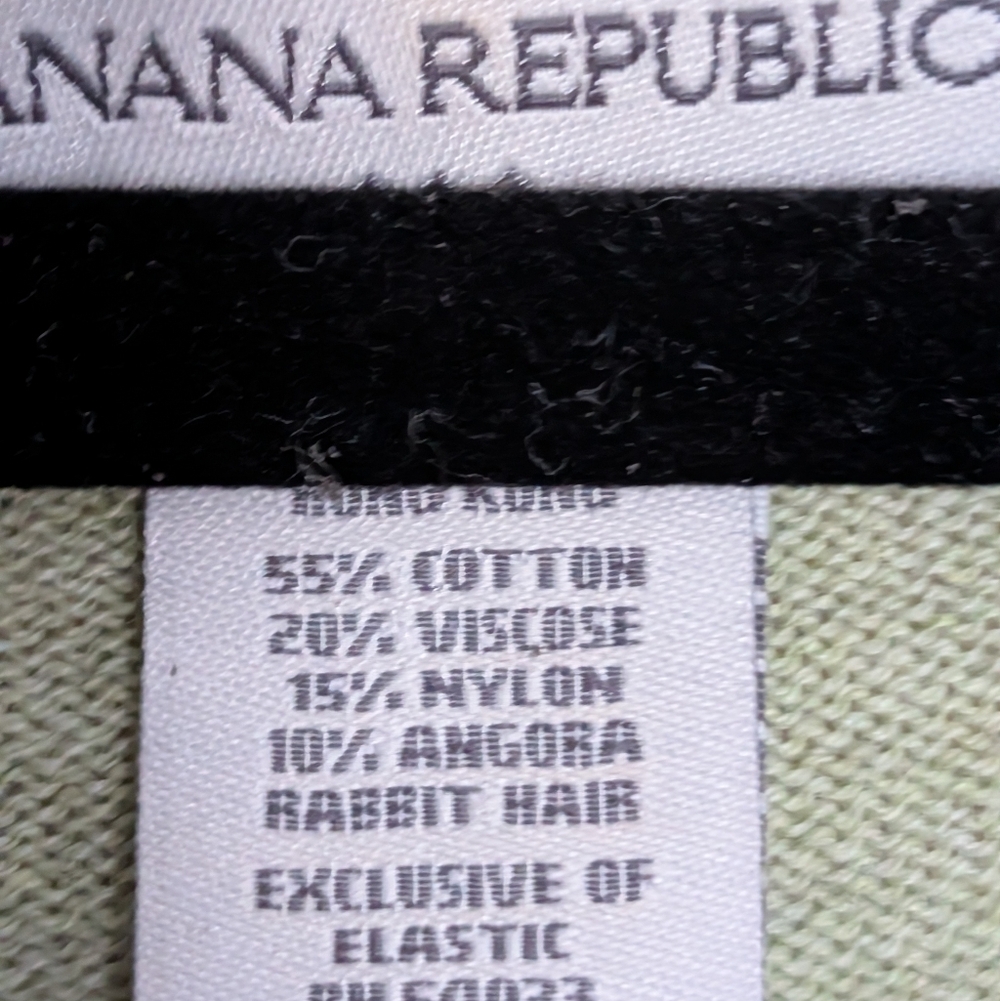 Banana Republic Light Green Empire Sweater - Picture 2 of 2